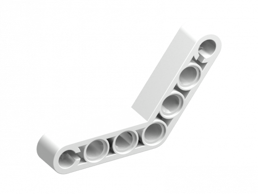 Technic, Liftarm, Modified Bent Thick 1 x 7 (4 - 4)(32348)