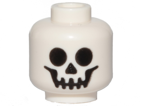 Minifigure, Head Skull (3626cpb0001)