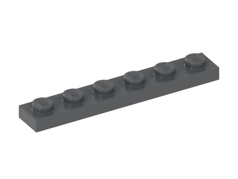 Plate 1 x 6 (3666)