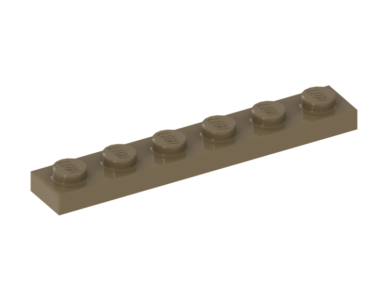 Plate 1 x 6 (3666)