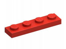 Plate 1 x 4 (3710)