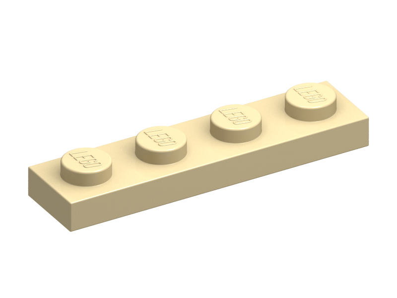 Plate 1 x 4 (3710)