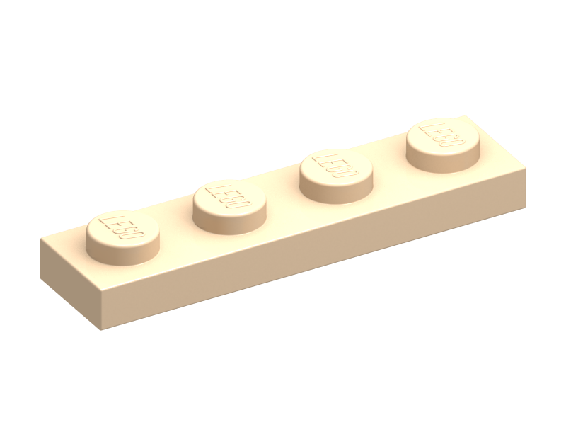 Plate 1 x 4 (3710)