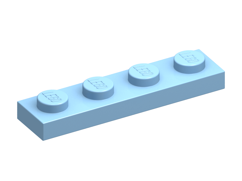 Plate 1 x 4 (3710)