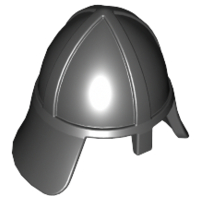 Minifigure, Headgear Helmet Castle with Neck Prote (3844)