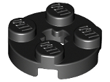 Plate, Round 2 x 2 with Axle Hole (4032)