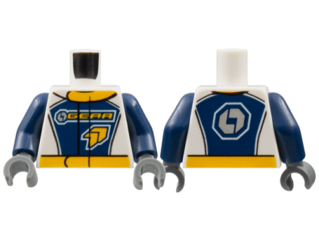 Torso Racing Suit with 'GEAR' Racing Team Logo (973pb2684c01)