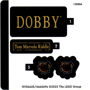 Наклейки LEGO для набора 76421 - (10104435/6445494)