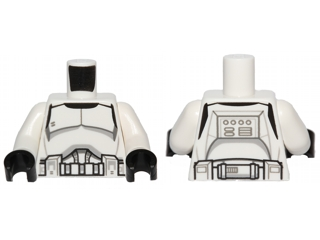 Torso SW Armor Clone Trooper Black Belt Pattern (973pb1286c01)