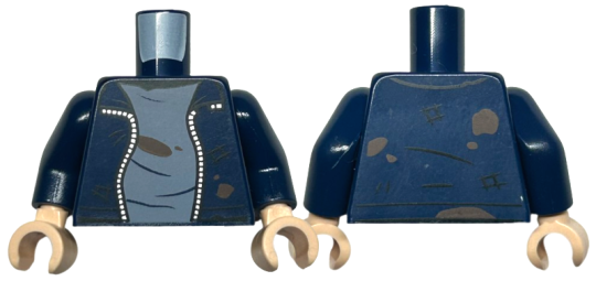 Torso Jacket Open with Silver Zipper (973pb4657c01)