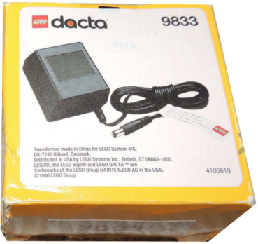 AC Adapter, 230V - 10V Transformer (9833-1)