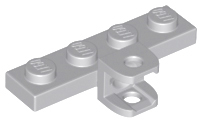 Plate, Modified 1 x 4 with Tow Ball Socket (98263/49422)