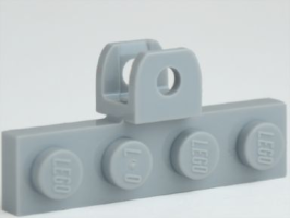 Plate, Modified 1 x 4 with Tow Ball Socket (98263/49422)