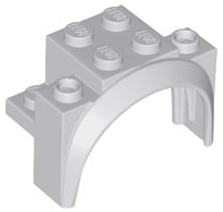 Vehicle, Mudguard 4 x 2 1/2 x 2 1/3 with Arch Round (18974)