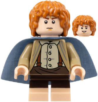 Samwise Gamgee (Sam) - Sand Blue Cape, Light Nougat Feet