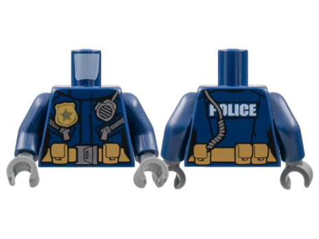 Torso Police Female Jacket with Zippers (973pb2606c01)