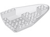 Aircraft Fuselage Forward Bottom Curved 8 x 12 with 4 Holes (67243)