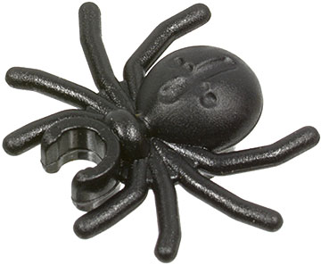 Spider with Round Abdomen and Clip (30238)