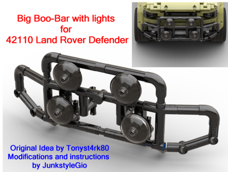 Big Boo-Bar with lights for Defender by JunkstyleGio