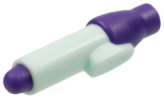 Minifigure, Utensil Pen with Molded Dark Purple Tip and Cap Pattern (35809pb01)