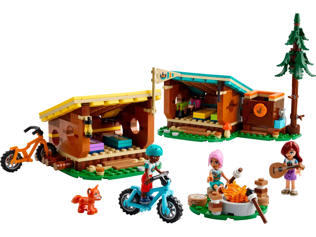 Конструктор LEGO Friends Adventure Camp Cozy Cabins (42624)