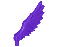 Деталь LEGO Minifigure Wing Feathered (11100)