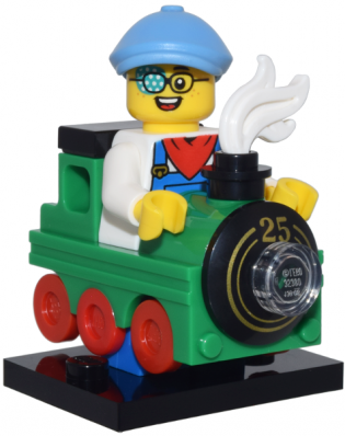 Минифигурка Lego Train Kid, Series 25 (Полный сет col25-10)