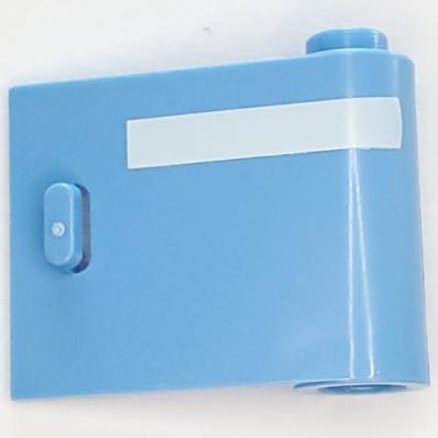 Door 1 x 3 x 2 Right White Line Print (92263pr0002)
