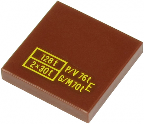 Tile 2 x 2 with Yellow (3068bpb1337)