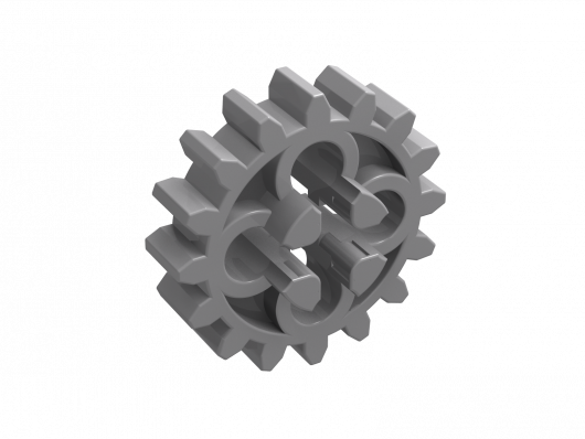 Technic, Gear 16 Tooth - Axle Hole with Open Sides (4019)