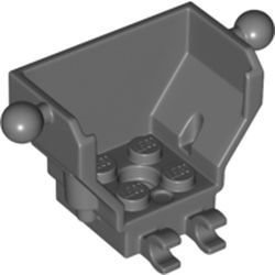 Cockpit 4 x 2 x 3 with Pin Hole, 2 Clips, and Tow Ball on Sides (27168)