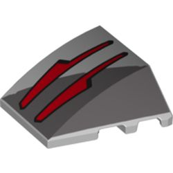 Wedge Curved 4 x 3 No Studs (64225pr0001)