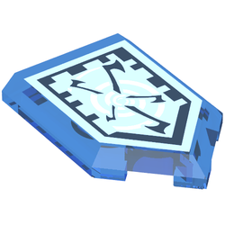 Tile, Modified 2 x 3 Pentagonal  Whirlwind (22385pb043)