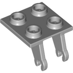 Plate, Modified 2 x 2 Thin with Plane Single Wheel Holder (2415)
