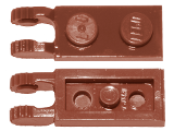 Hinge Plate 1 x 2 Locking with 2 Fingers on End an (44302a)