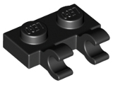 Plate, Modified 1 x 2 with 2 Open O Clips (Horizon (60470b)