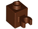 Brick, Modified 1 x 1 with Open O Clip (60475b)