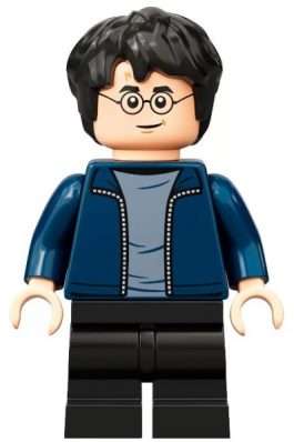 Harry Potter - Dark Blue Open Jacket, Black Medium Legs (hp288)