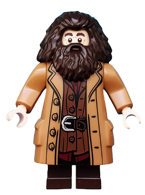 Rubeus Hagrid - Medium Nougat Topcoat with Buttons (hp144)