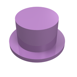 Minifigure, Headgear Hat, Top Hat (3878/88412  )