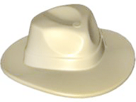 Minifigure, Headgear Hat, Wide Brim Outback Style (Fedora) (61506 )