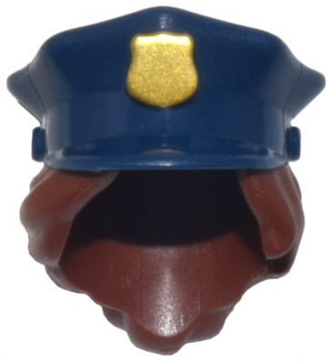 Minifigure, Hair Combo, Hat (28430pb02)
