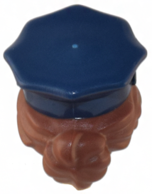 Minifigure, Hair Combo, Hat (28430pb02)