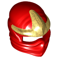 Minifigure, Headgear Ninjago Wrap (98133pb01)