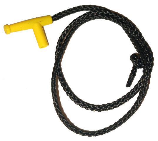 Minifigure, Utensil Hose Nozzle Simple with 35L Black String (194cx2 )