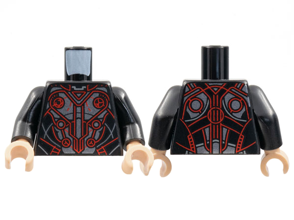 Torso Armor, Red Circles and Circuitry  (2021) (973pb4522c01)