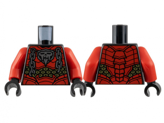 Torso Armor Red Plates (973pb5012c01)