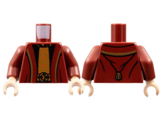 Torso Robe with Gold Hems (973pb4895c01)
