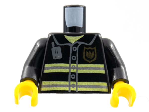 Torso Fire Uniform Gold Badge (973pb0300c01)