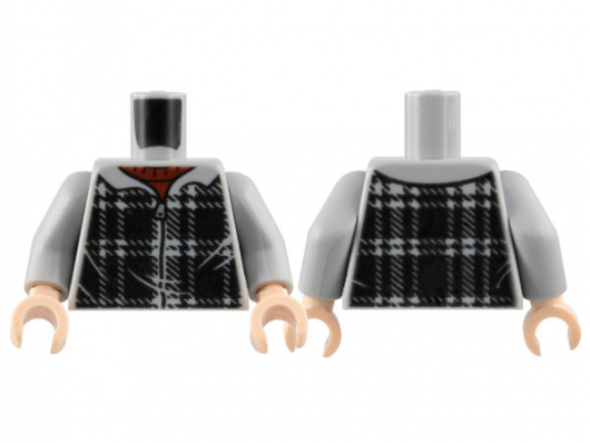 Torso Hoodie Plaid (973pb3218c01)